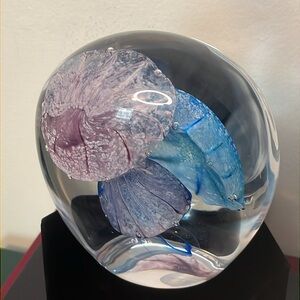 Caithness RARE‎ "Spirits of the Sea" Extra Large 3 Jellyfish Paperweight 3/100